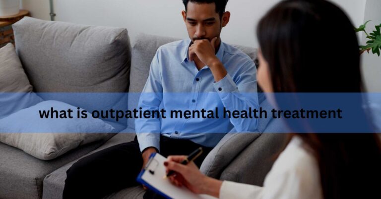 what is outpatient mental health treatment