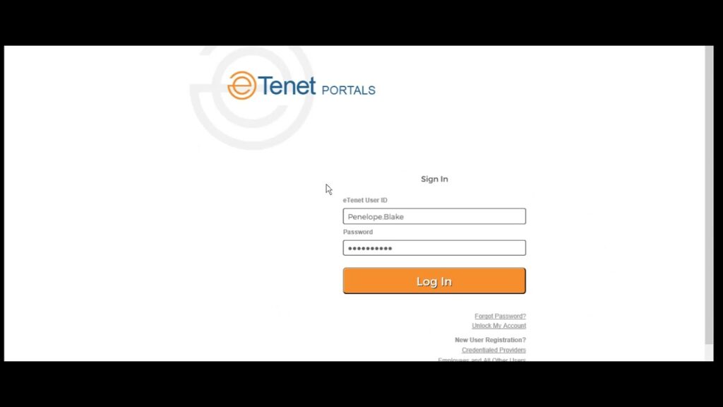 Using the Tenet Employee Portal (eTenet):