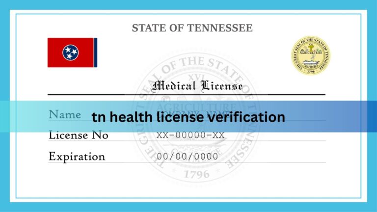 tn health license verification